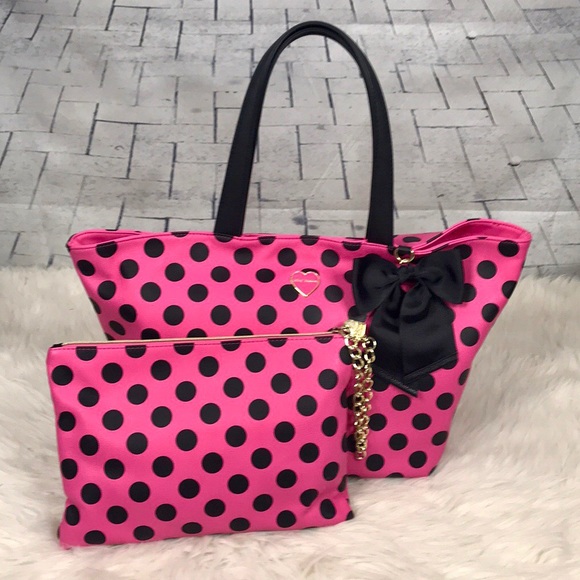 Betsey Johnson Handbags - Betsey Johnson 2-pc Tote Set